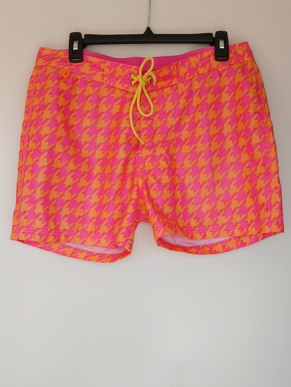 Sundek Swim Trunks Pink Orange Yellow Size 32